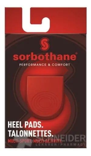 Sorbothane gélové podpätníky - stredné