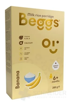 Beggs Mliečna kaša ryžová Banánová