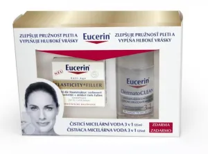 Eucerin Elasticity-filler denný krém 50ml + micelárna voda 3v1 125ml