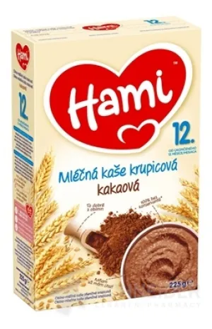 Hami mliečna kaša krupicová kakaová