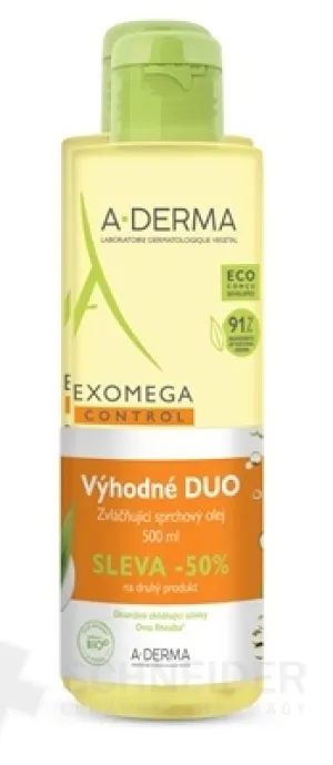 A-DERMA EXOMEGA CONTROL Sprchovací olej (DUO)