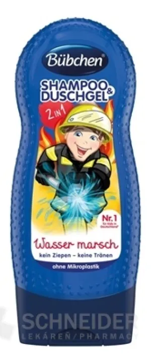BUBCHEN KIDS SHP+SPRCH. GÉL 2v1 ODVÁŽNY POŽIARNIK