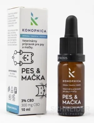konopnica PES & MAČKA 3 % CBD