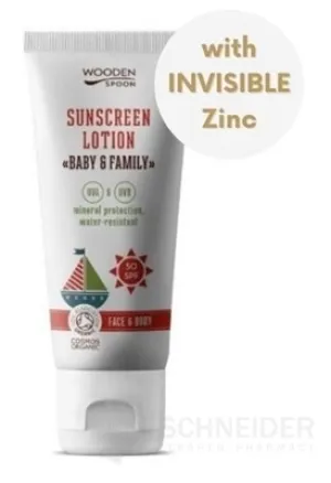 WoodenSpoon Opaľovacie mlieko Baby & Family SPF 50