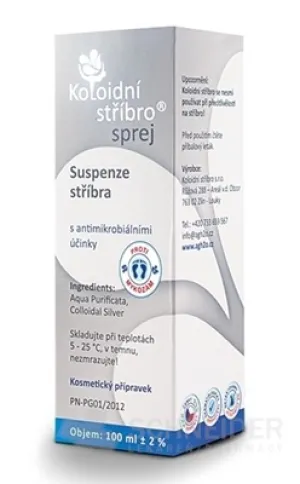 Koloidné striebro MYKOZY 30 ppm