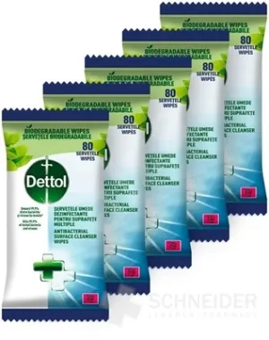 Dettol antibakteriálne obrúsky na povrchy