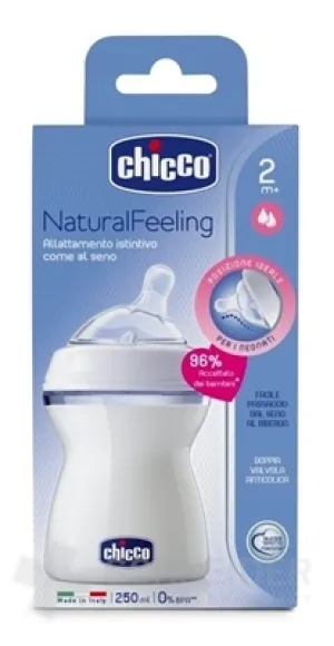 CHICCO Fľaša dojčenská Natural Feeling