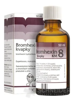 BROMHEXIN 8-KVAPKY KM