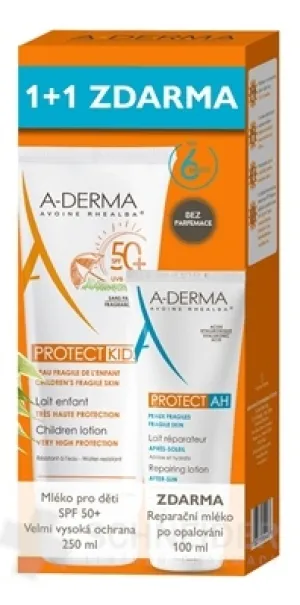 A-DERMA PROTECT KIDS LAIT SPF50+ (1+1 zadarmo)