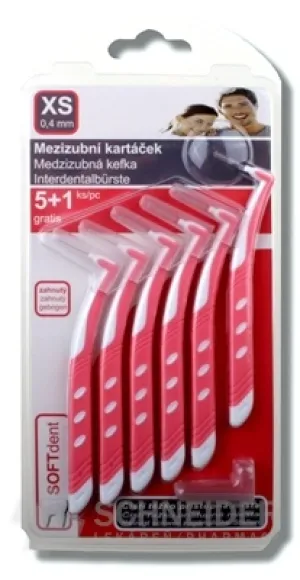 SOFTdent Medzizubná kefka XS 0,4 mm