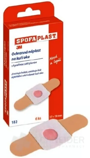 3M SPOFAPLAST č.182 Náplasť na kurie oká