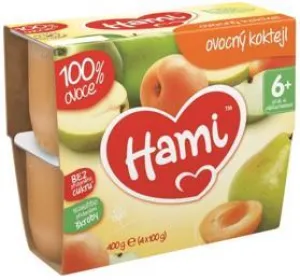 Hami ovocný príkrm 100% ovocie Ovocný koktejl