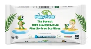 AQUAINT HAPPY PLANET 100% bio odbúrateľné utierky