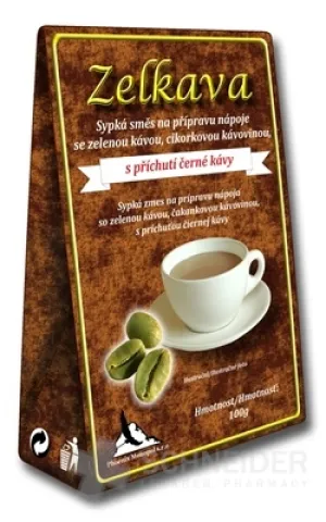 Zelkava s príchuťou čiernej kávy