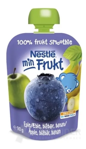 Nestlé min Frukt Čučoriedka Jablko Banán