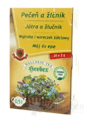 HERBEX PEČEŇ A ŽLČNÍK