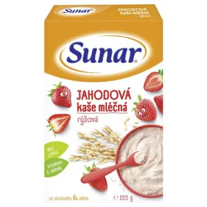Sunar JAHODOVÁ KAŠA mliečna ryžová