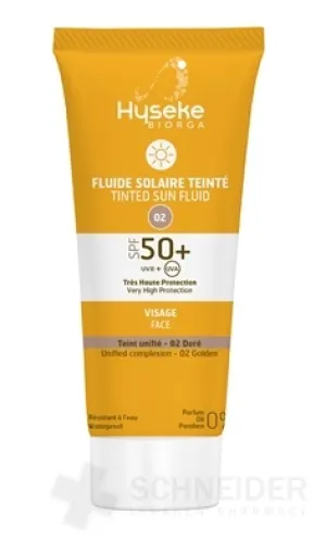 Hyseke BIORGA Tónované opaľovacie mlieko SPF50+