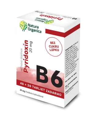 NATURA ORGANICA Pyridoxín prolong 20 mg - 60TBL