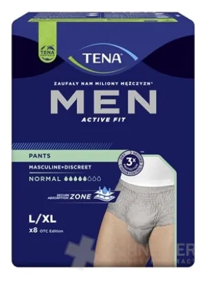 TENA Men Pants Normal Grey L/XL