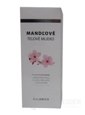 GALENICA Mandľové telové mlieko