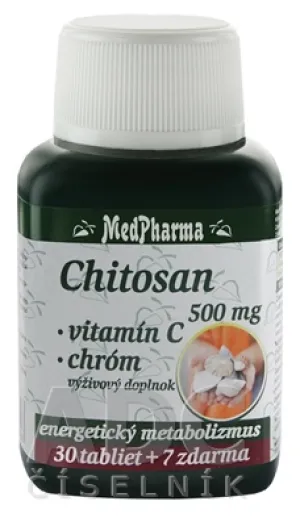 MedPharma CHITOSAN 500MG, CHROM, VITAMIN C