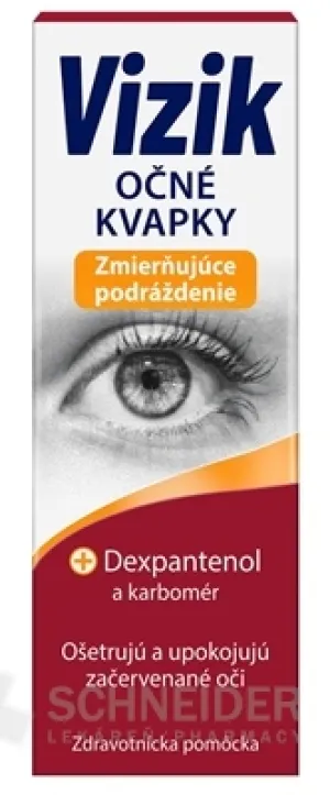 VIZIK Očné kvapky Zmierňujúce podráždenie