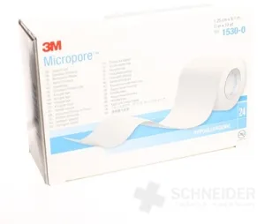 3M MICROPORE náplasť biela, cievka