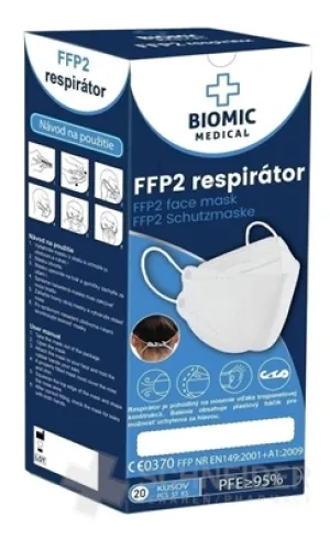 BIOMIC Respirátor FFP2