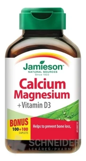 JAMIESON VÁPNIK, HORČÍK S VITAMÍNOM D3