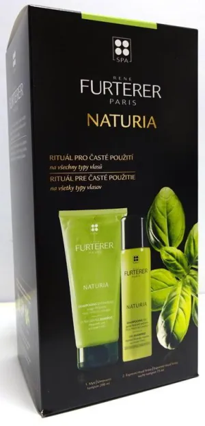 René Furterer Naturia Extra jemný šampón 200ml + suchý šampón 75ml