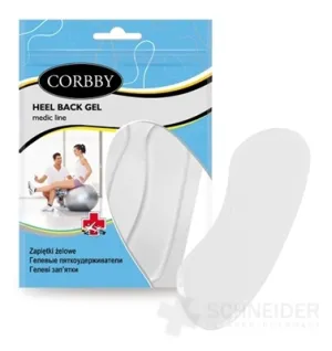 CORBBY Pätičky gélové samolepiace