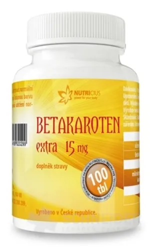 NUTRICIUS Betakarotén EXTRA 15 mg