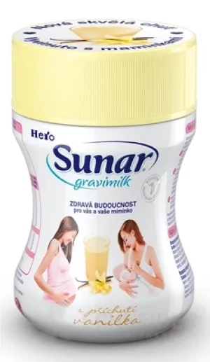 Sunar Gravimilk s príchuťou vanilka NOVÝ
