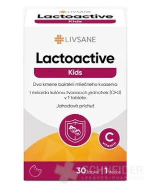 LIVSANE Laktoaktívne tablety Kids