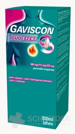 GAVISCON Duo Efekt Perorálna suspenzia 300 ml