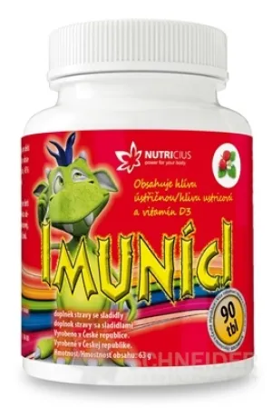 IMUNÍCI Hliva ustricová s vitamínom D3 pre deti