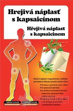 HREJIVÁ Náplasť s kapsaicínom