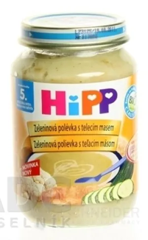 HiPP Polievka BIO Zeleninová s teľacím mäsom