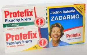 Protefix Fixačný krém s mätou + fixačný krém
