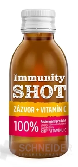 Leros Imunity SHOT ZÁZVOR+VITAMÍN C