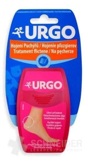 URGO Hojenie pľuzgierov Ultra diskrétne
