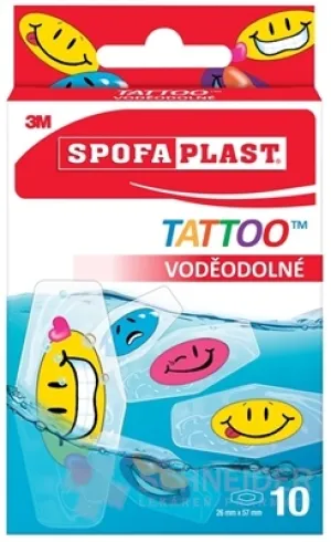 3M SPOFAPLAST č.115N Náplasti VODEODOLNÉ TATTOO