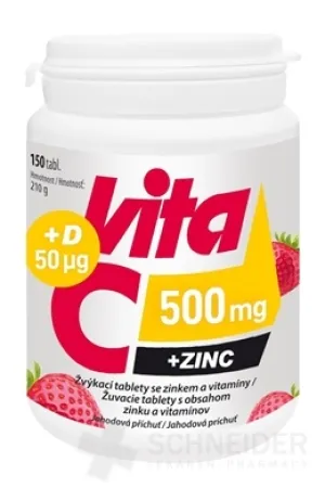 Vitabalans Vita C 500 mg + ZINC + D 50 µg