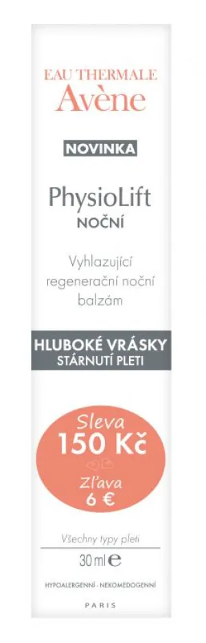 Avene Physiloft nočný vyhladzujúci balzam 30ml