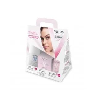 Vichy Idealia upokujujúci krém, micelárna voda a sérum pre normálnu až zmiešanú pleť
