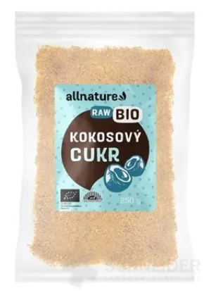 Allnature KOKOSOVÝ CUKOR BIO RAW