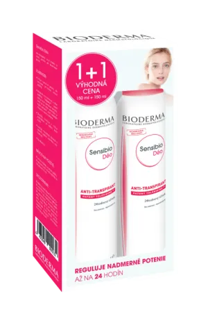 Bioderma Sensibio Déo Anti-transpirant Sprej 2x150ml