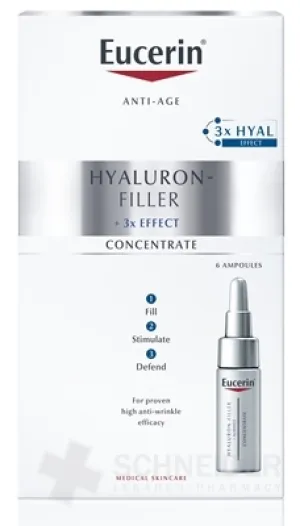 EUCERIN HYALURON-FILLER+3xEFFECT sérum 6x5ml