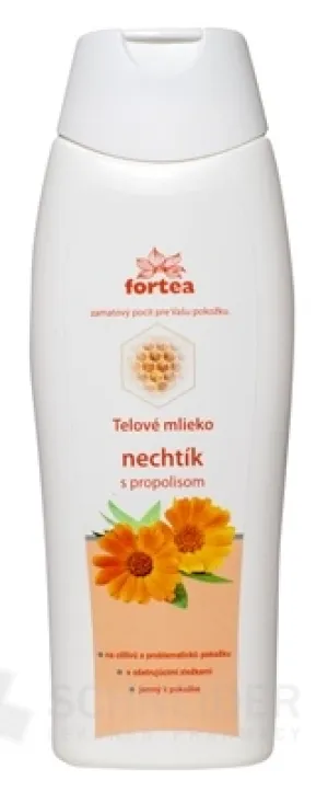 FORTEA telové mlieko nechtík s propolisom